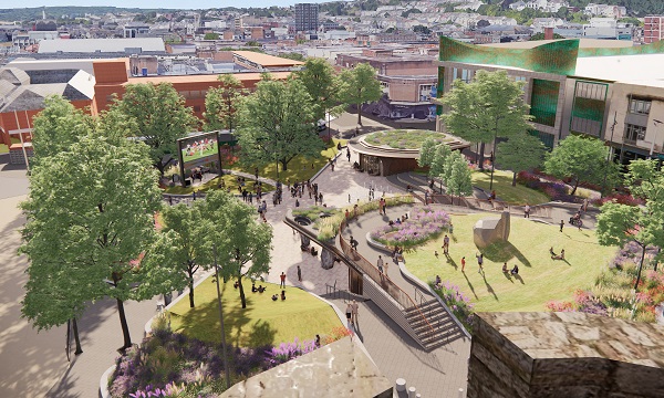 Public to Have Their Say on Updated Swansea Castle Square Proposals