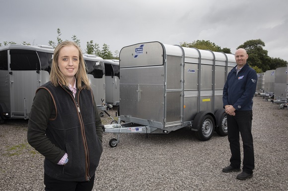 Young Farmer Ffion’s Starring Role with Trailer Firm Boosts Mental Health Charity