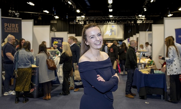 Harlech foodservice food Expo , Llandudno. Head of purchasing Josie Swift Picture Mandy Jones