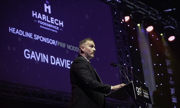 The Go North Wales Tourism Awards 2025; Gavin Davies of Harlech foodservice.
