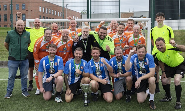 ClwydAlyn Charity football; 2025. Picture Mandy Jones