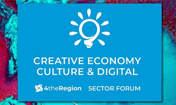 EVENT:<br>6th September 2022<br>Creative Economy – 4theRegion Sector Forum