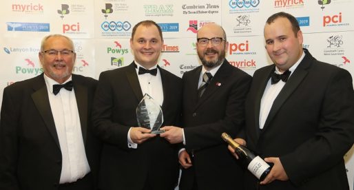 Roof Truss Pioneers Win Small Business Award for Powys