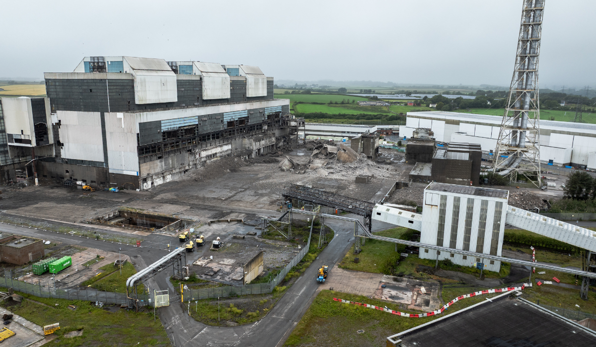 Aberthaw Power Station demolished