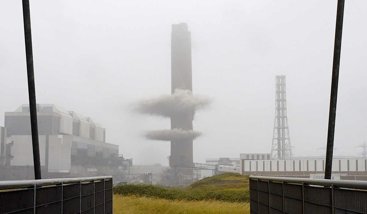 Aberthaw Chimney Stack Demolition Marks Landmark Moment in Site ...