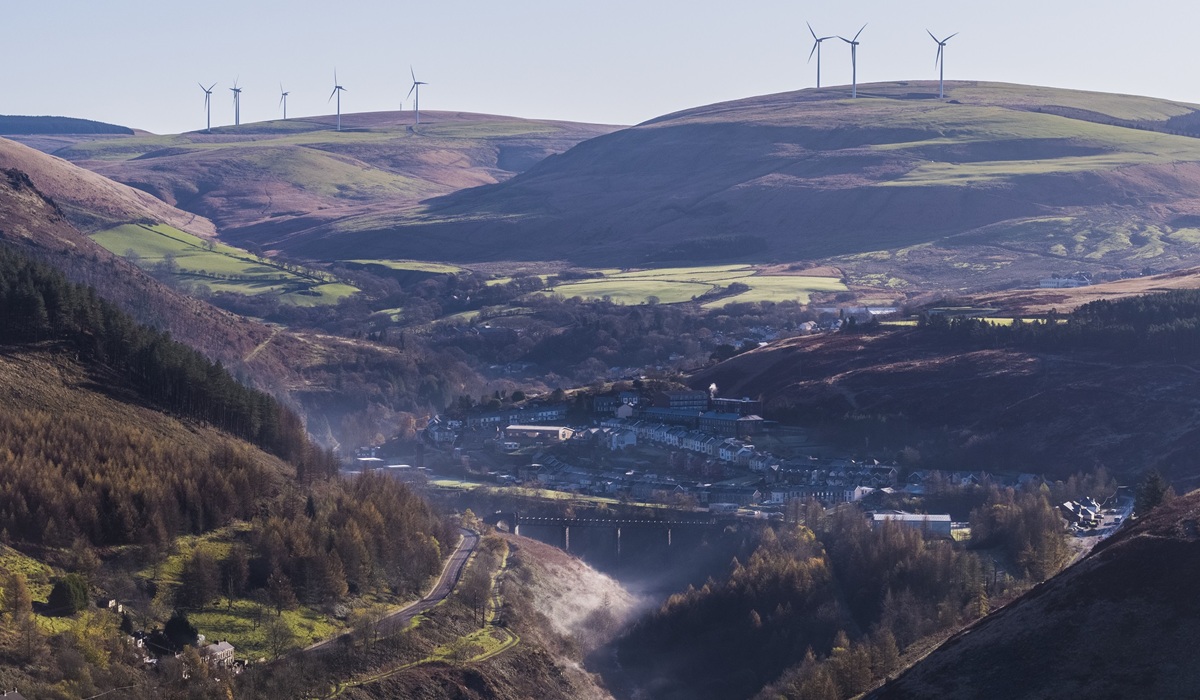 Afan Valley Drone Shot