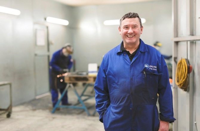 56-Year-Old Welder Progresses Career with Carmarthenshire Company