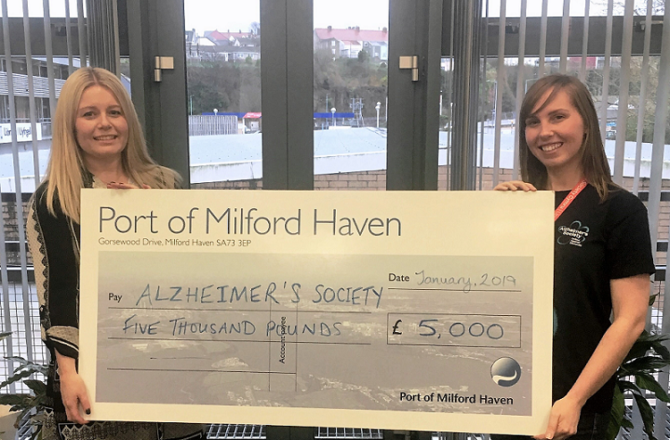 Alzheimer’s Society Cymru Named Port’s Charitable Cause for 2019