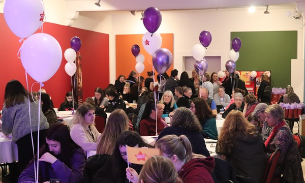 Around 100 people gathered for the launch