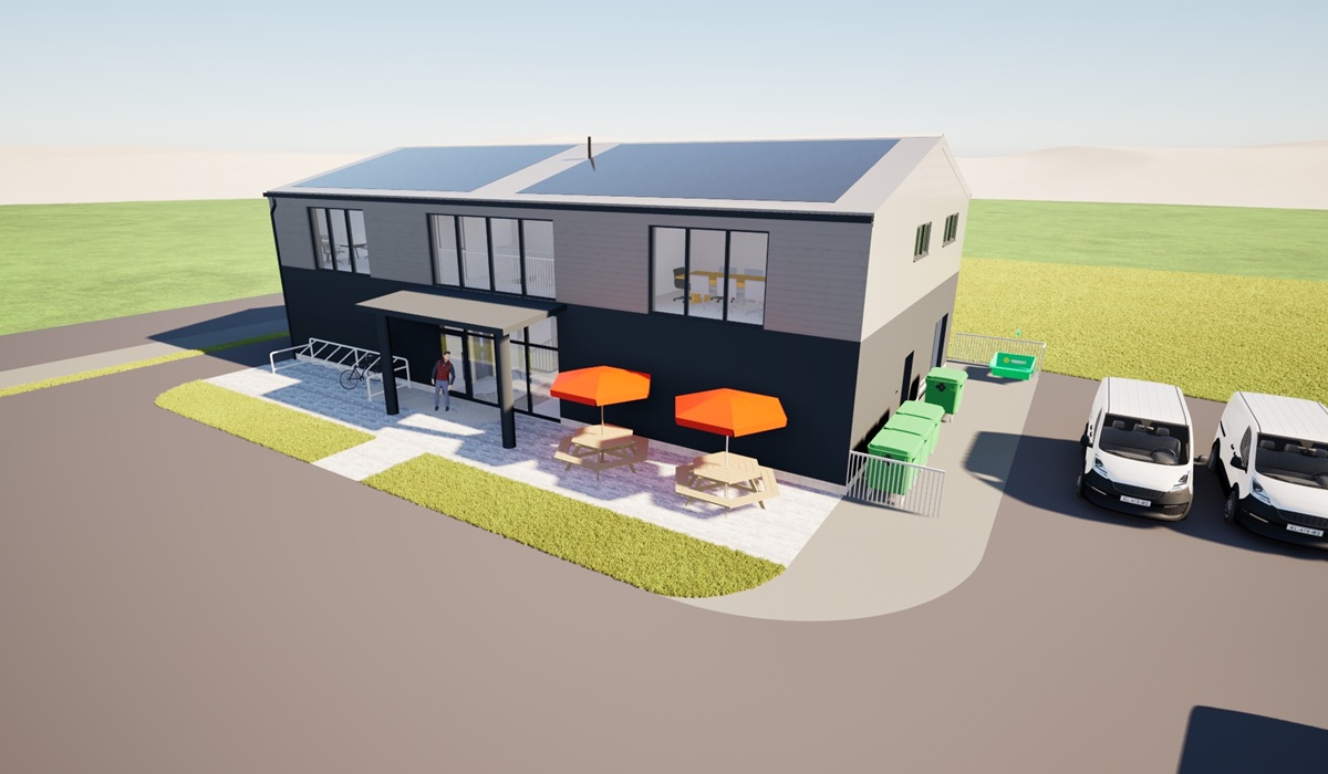 Artist impression of new HQ - Williams Electrical LTD