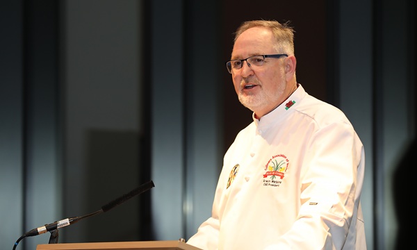 Welsh Culinary Association National Chef of Wales Competition at the ICC Wales.