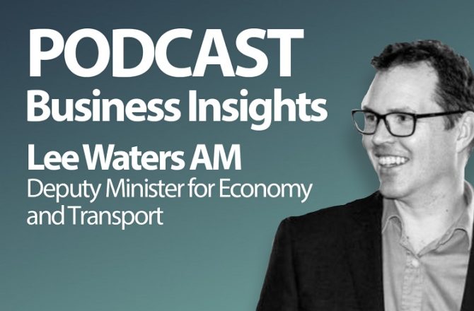 <strong>Business Insights Podcast</strong><br>Lee Waters AM<br>Deputy Minister for Economy and Transport