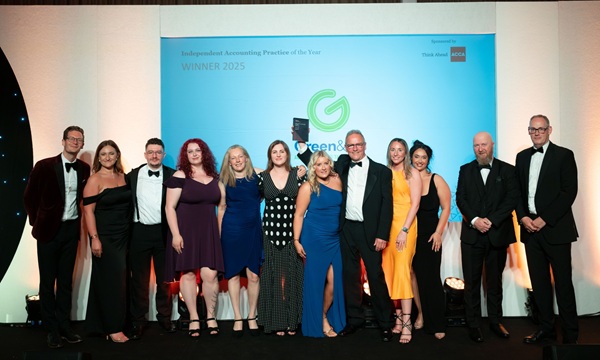 Award winners Green & Co named best Independent Accounting Practice in the country at the Finance Awards Wales