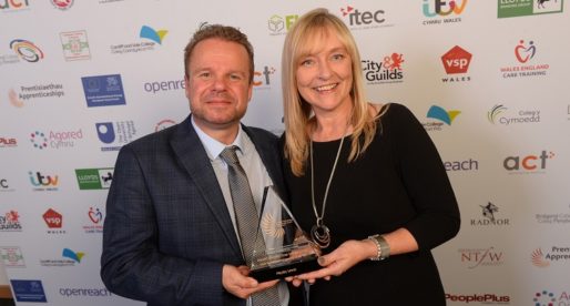 Hayley is Named Wales’ Work-Based Learning Assessor of the Year