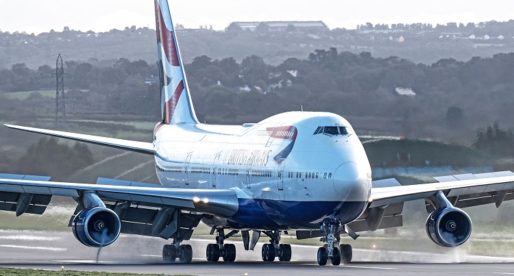 Last of the BA 747s Lands at Bro Tathan from Heathrow