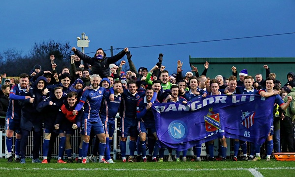 Bangor City 1876 after winning against Trefelin the team are now through to the last 16 of the Welsh Cup Fixture