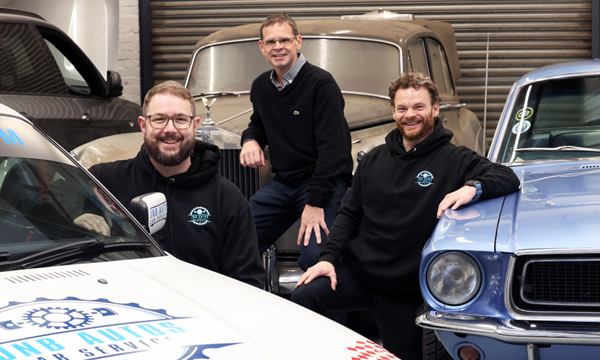 Benjamin Morgans, JNB Autos; Chris Stork, Development Bank of Wales; Jonathan Clement, JNB Autos