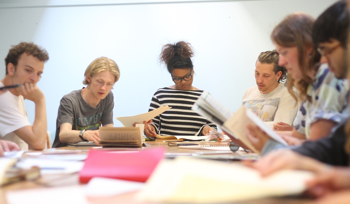 CAT students working on a project together