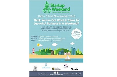 Dylan Thomas Centre Plays Host to the Upcoming Startup Weekend Swansea