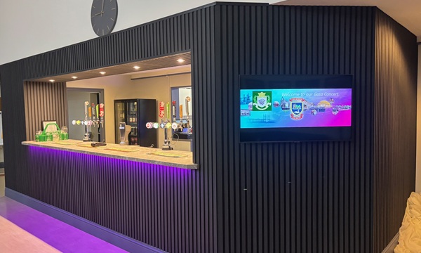Caldicot Male Voice Choir’s refurbished bar