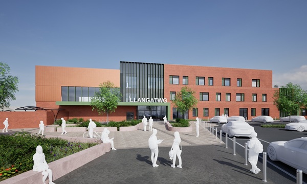 Llangatwg School artist impression