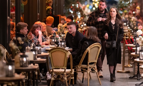 Christmas in Cardiff.