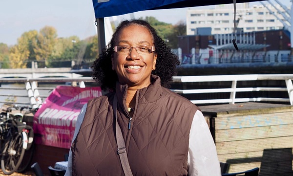 Carol at Riverside Farmers Market
