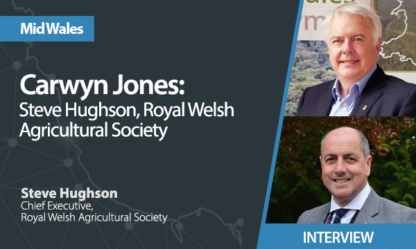 Carwyn Meets Steve Hughson, Chief Executive, Royal Welsh Agricultural Society