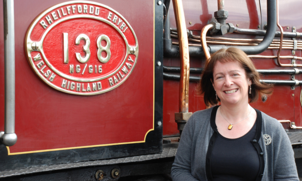 Clare Britton, events co-ordinator at Ffestiniog & Welsh Highland Railways.