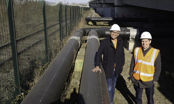 Cllrs De'Ath & Thomas at Heat Network (1)