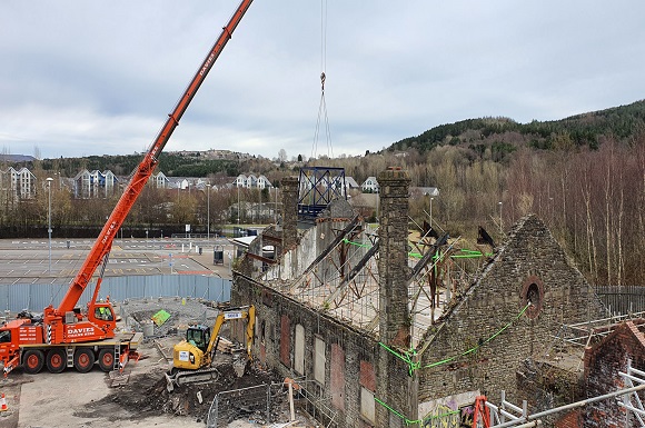 Work Progresses on Historic Swansea Site