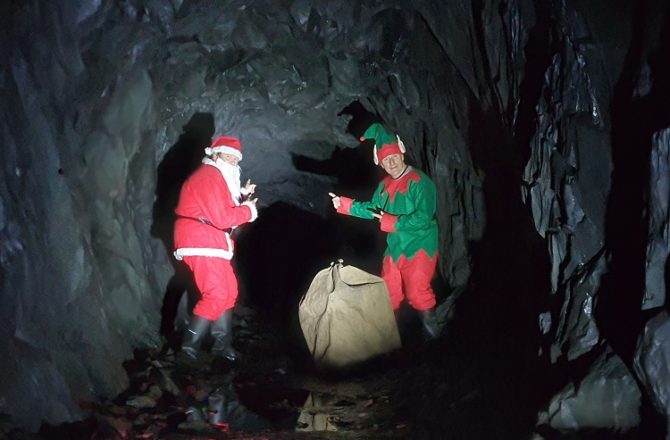 Office Christmas Parties Go Deep Underground in Mid Wales