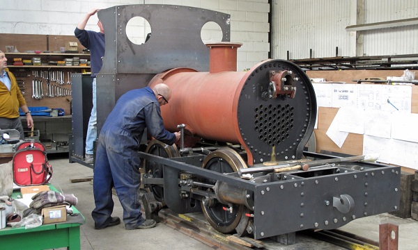 Volunteers Make Components for Corris Railway’s New Locomotive