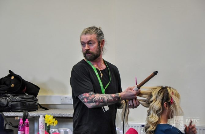 Celebrity Hairdresser’s Star Turn at NPTC Group of Colleges