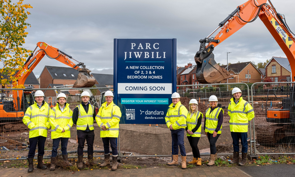Construction Begins at New Housing Development in Sought after Rogerstone