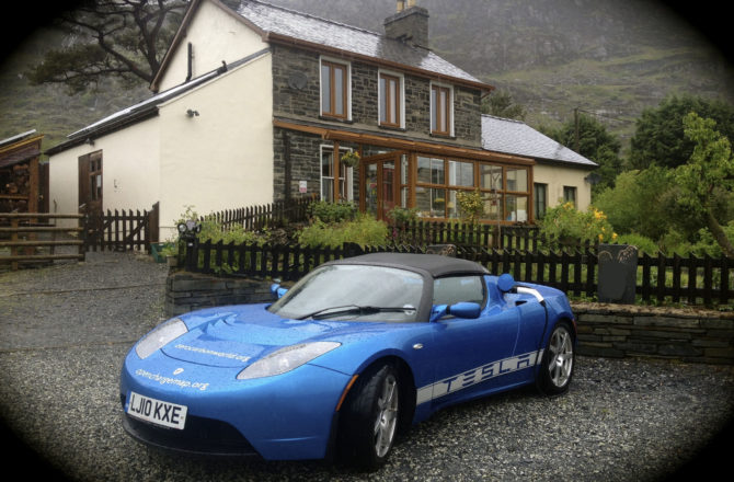 Multi-award Winning, Snowdonia Eco Guest House Corners the Market for Charging Tesla Vehicles