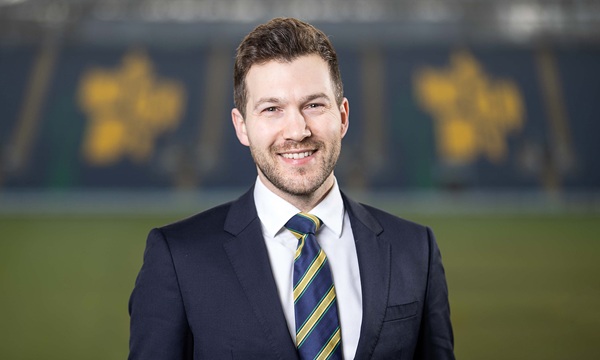 Picture shows Glamorgan Cricket’s Head of Commercial Ed Rice.