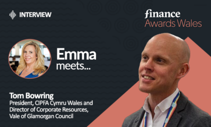 Emma Meets Tom Bowring President, CIPFA Cymru Wales and Director of Corporate Resources, Vale of Glamorgan Council Emma Meets Tom Bowring President, CIPFA Cymru Wales and Director of Corporate Resources, Vale of Glamorgan Council