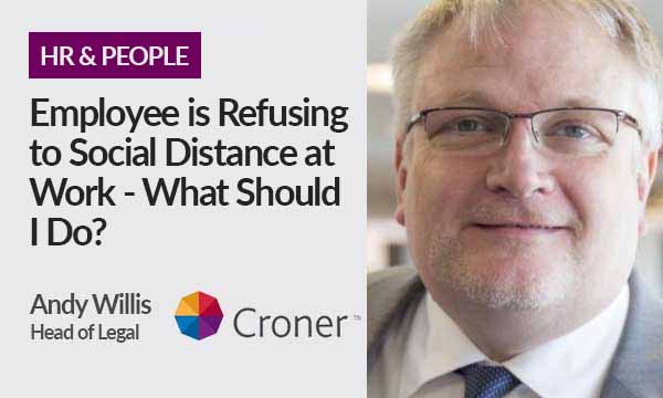 Employee is Refusing to Social Distance at Work – What Should I Do?