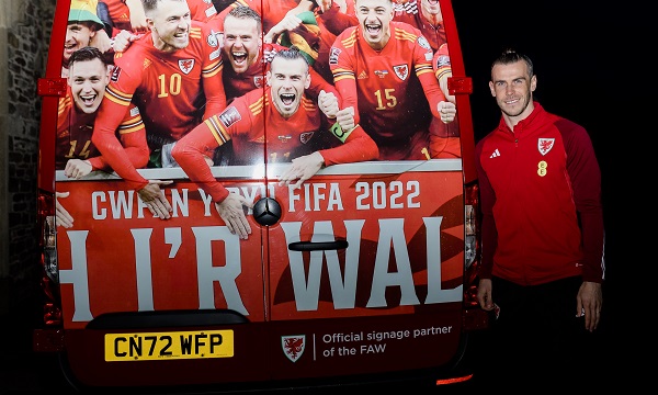 Signage Business Joins Forces Wales Squad to Promote World Cup Campaign