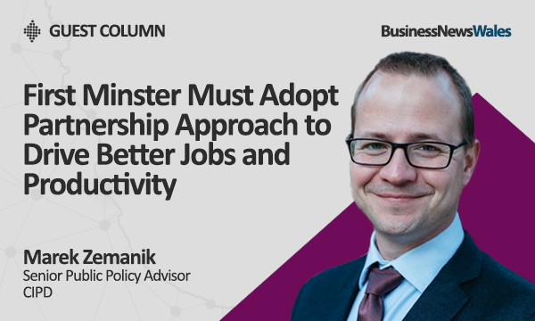 First Minster Must Adopt Partnership Approach to Drive Better Jobs and Productivity