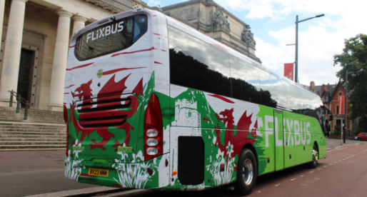 FlixBus Unveils New Welsh Coach to Celebrate New Routes