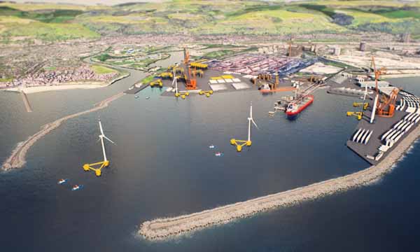 UK Government to Support Floating Offshore Wind Hub at Port Talbot