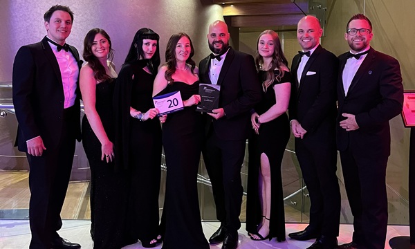 GE Aerospace Wales team celebrate their Award success