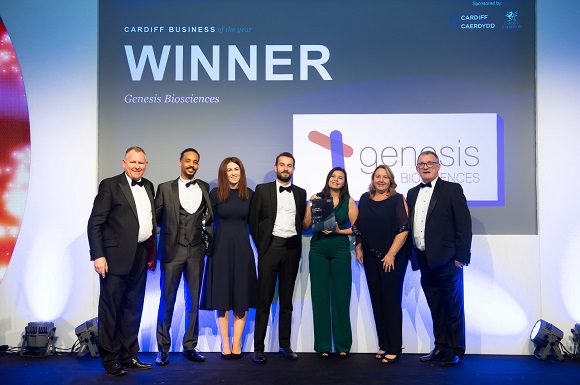 Genesis Biosciences ‘Cleans up’ at Cardiff Business Awards