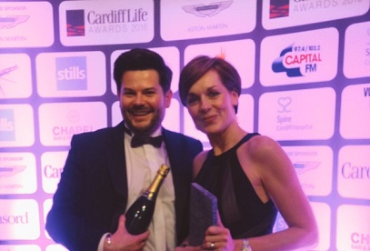Award Winning Start Up Celebrates Cardiff Life Award