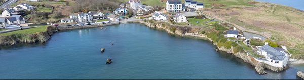 Gwel Y Mor Bull Bay wide aerial