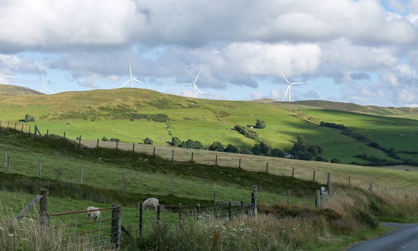 How Foel Fach Wind Farm could look from Cae'r Garreg