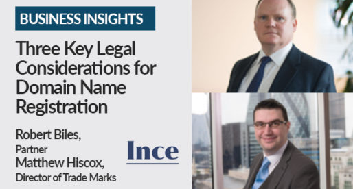 Three Key Legal Considerations for Domain Name Registration