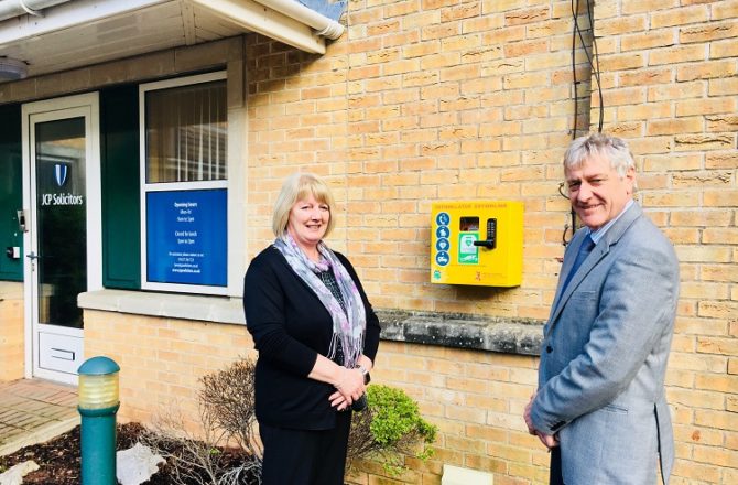 Welsh law Firm Installs its First Defibrillator in Haverfordwest